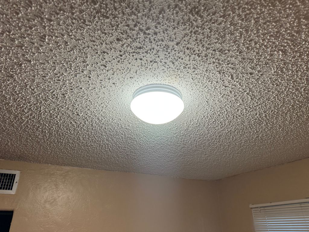 After Simple Light Fixture Replacement. LED Lighti