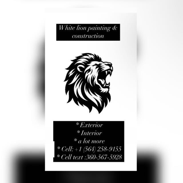White lion painting & Construction