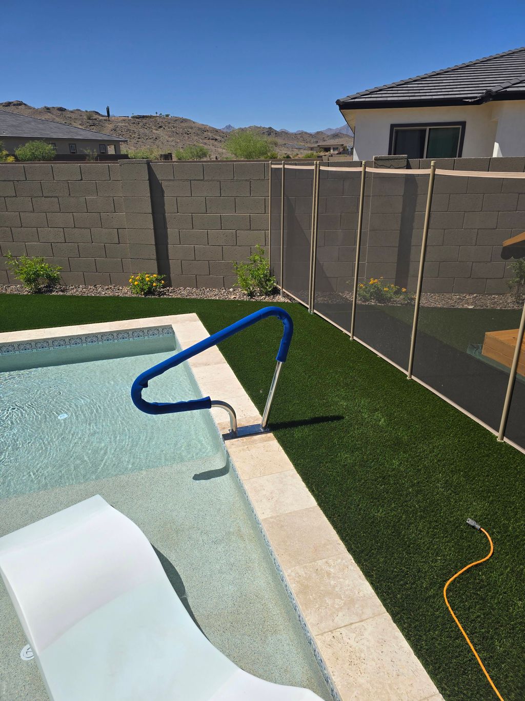pool hand rail