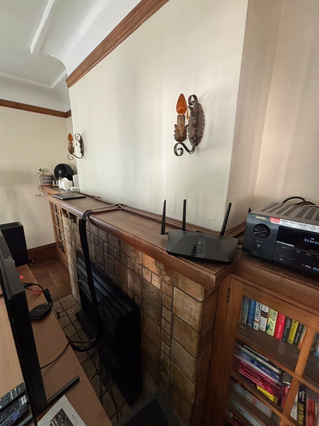 No more rats nest of cables. Clean concealed cable