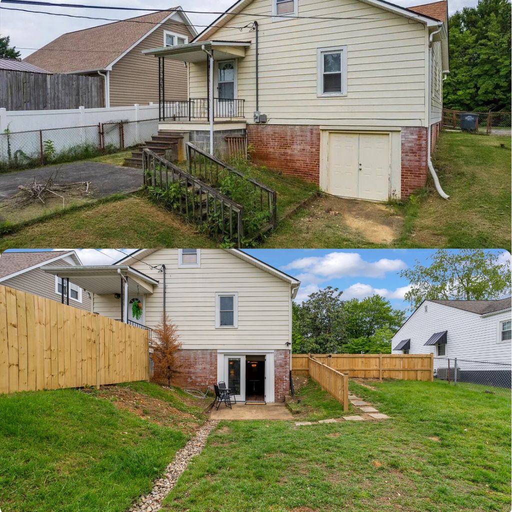 Before & After Fencing/Landscaping
