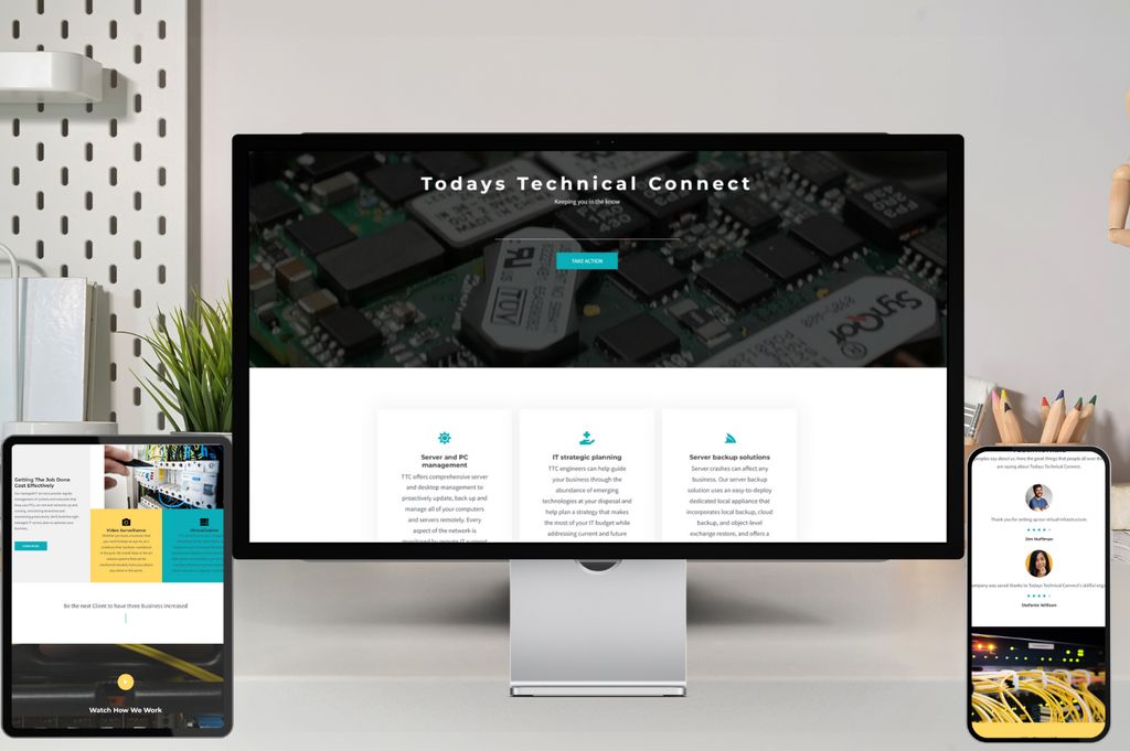 I wanted a clean professional design with not a lo