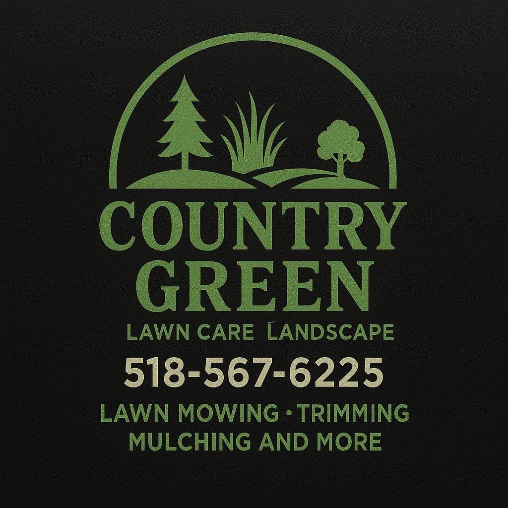 Country Green Lawn and Landscape