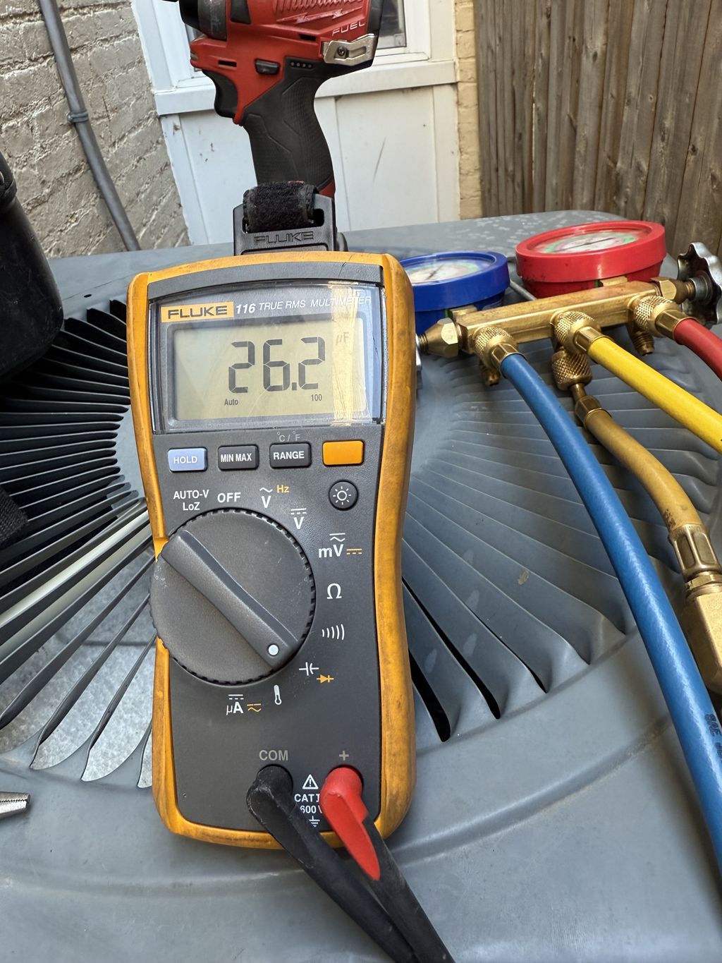 Checking low voltage on a contactor
