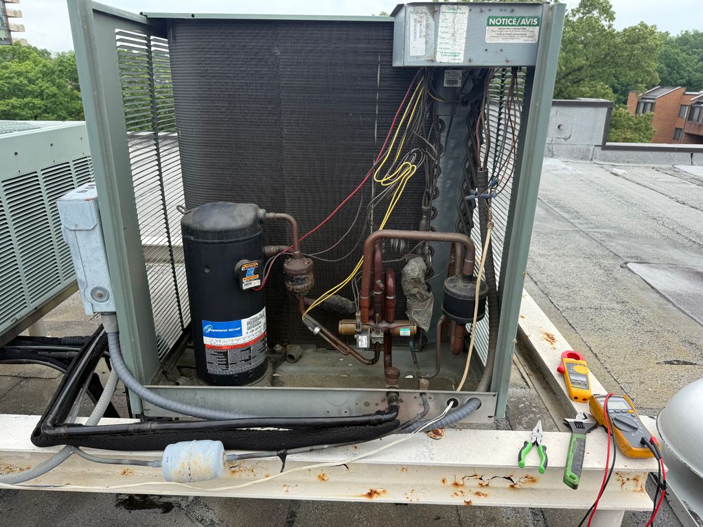 Bad Compressor Rooftop Unit