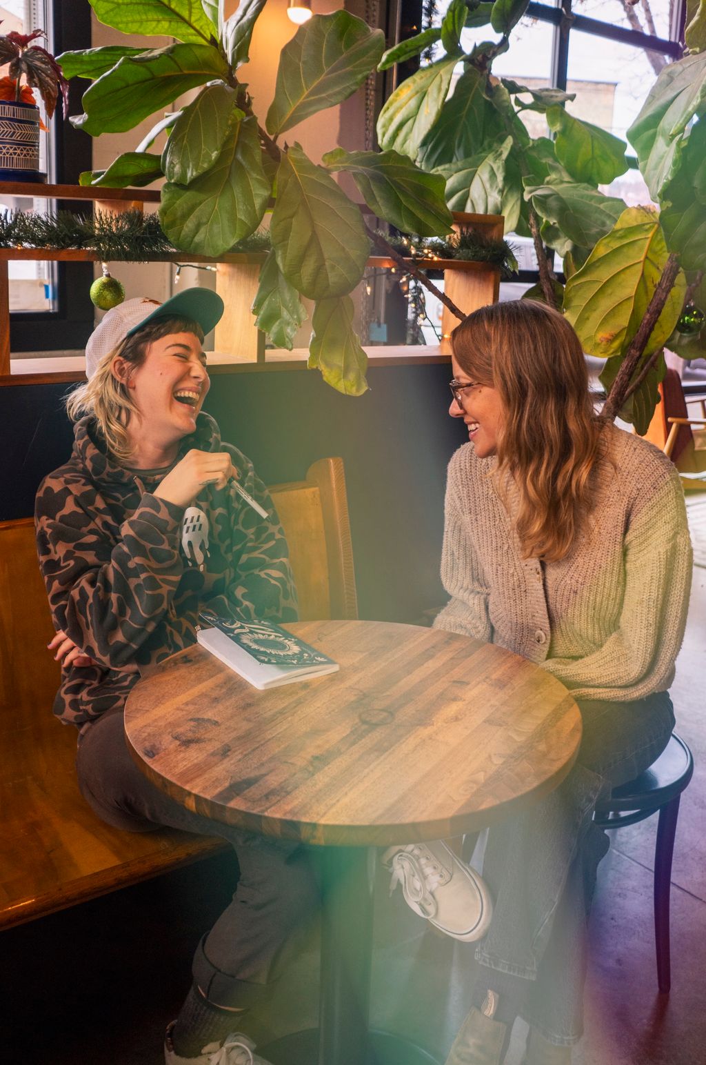 I connect with my clients and support them through