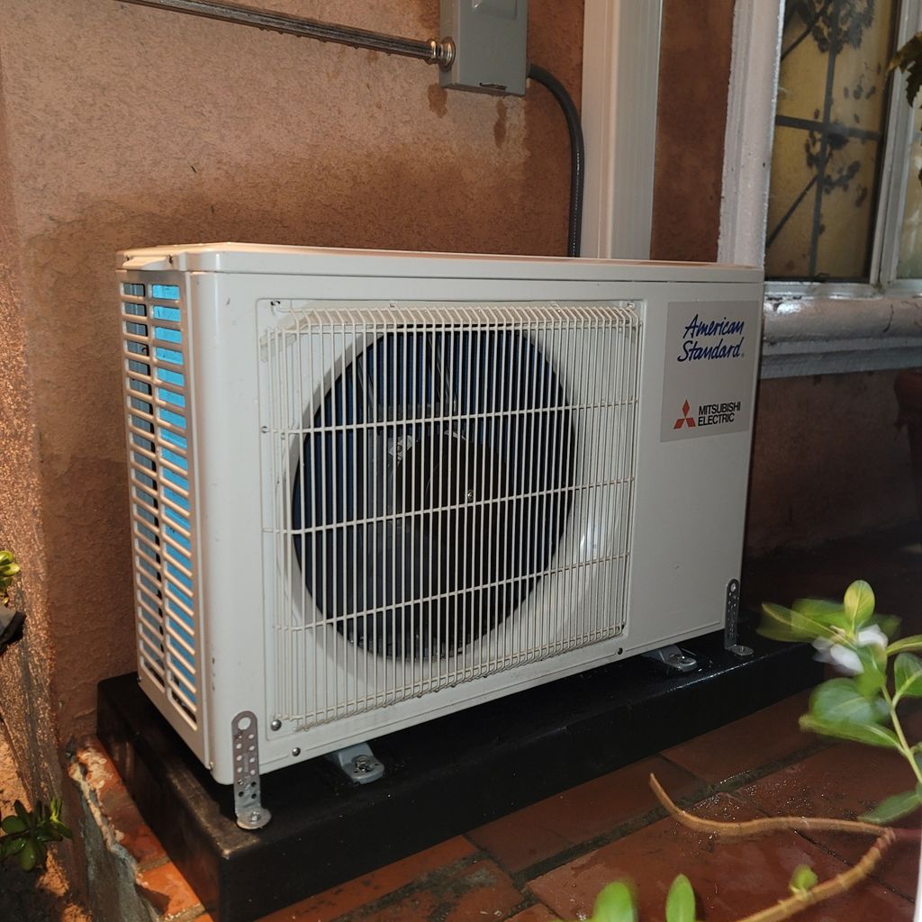 Mitsubishi Ductless System Install in Long Beach, 