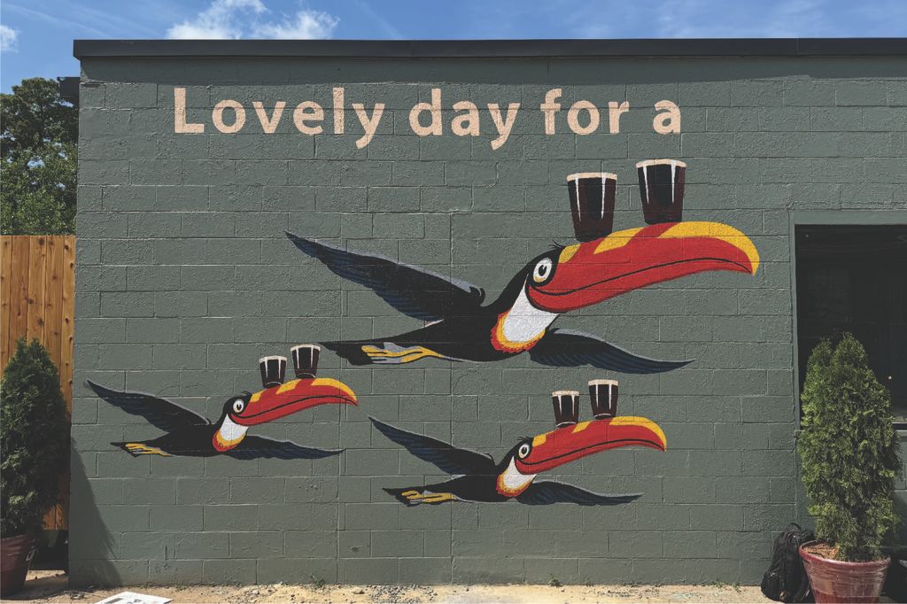 Tyber Creek Irish Pub Guinness inspired mural - Ch