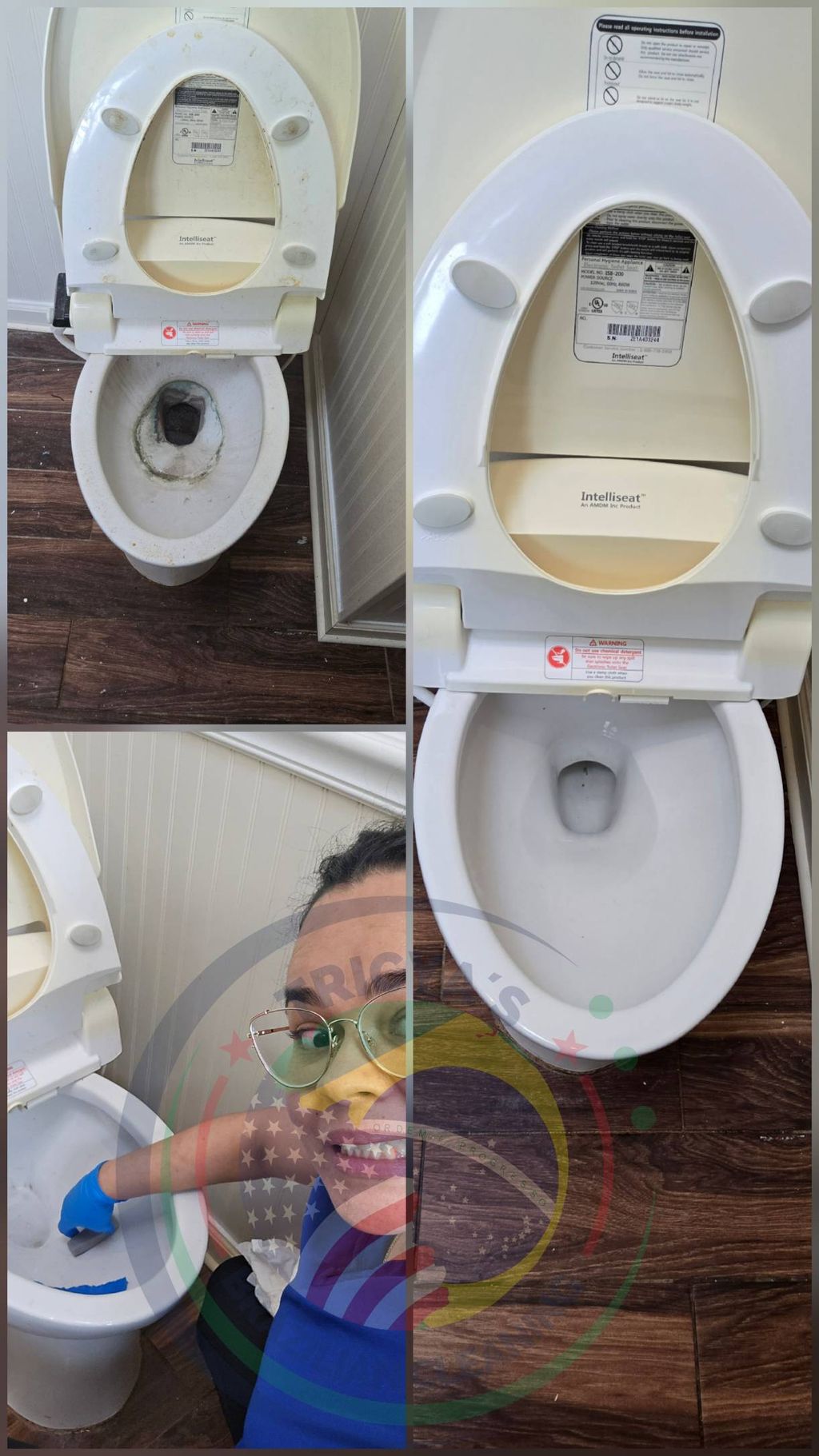After an hour of work with this toilet. I can remo
