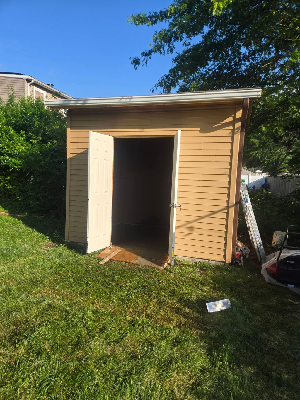 Siding and roof. Pistacaway.  After