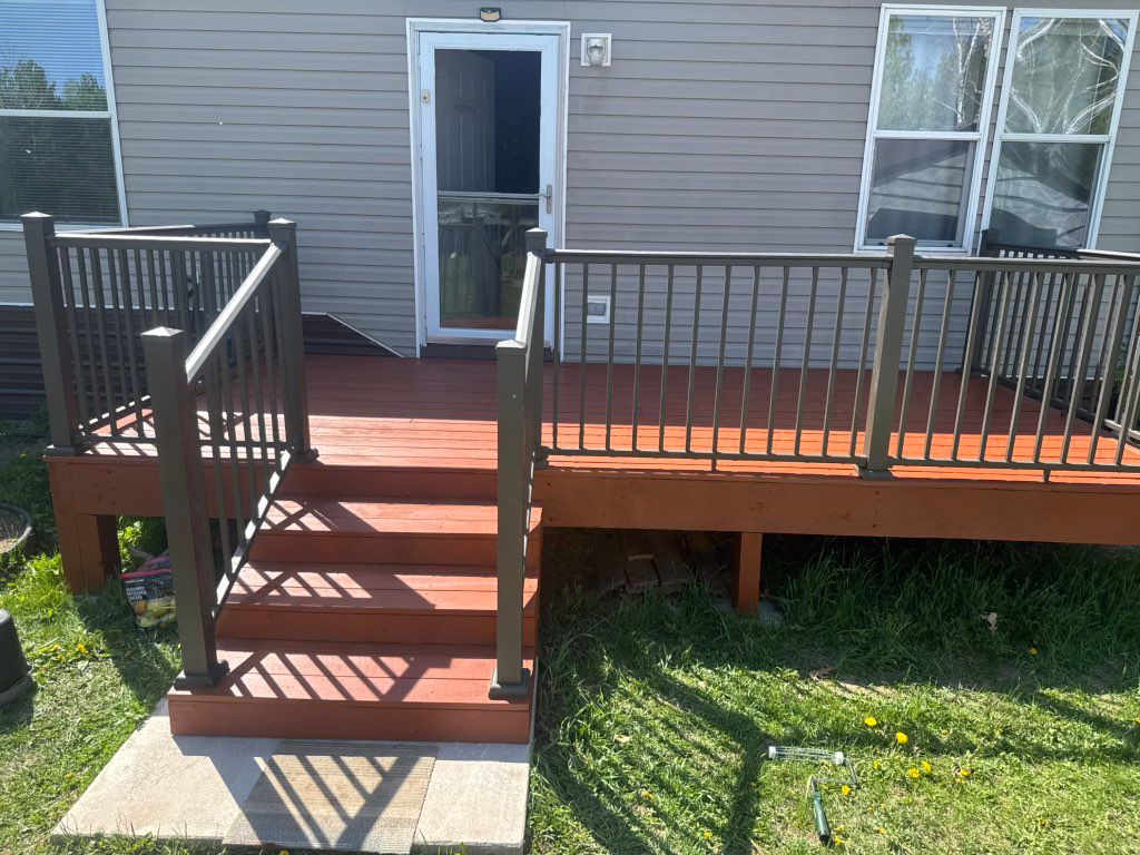 painting the deck