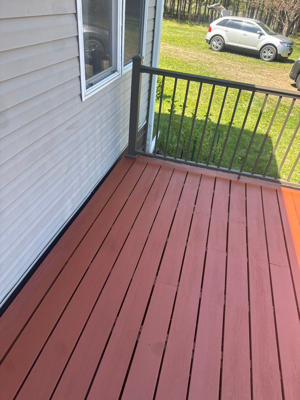 painting the deck