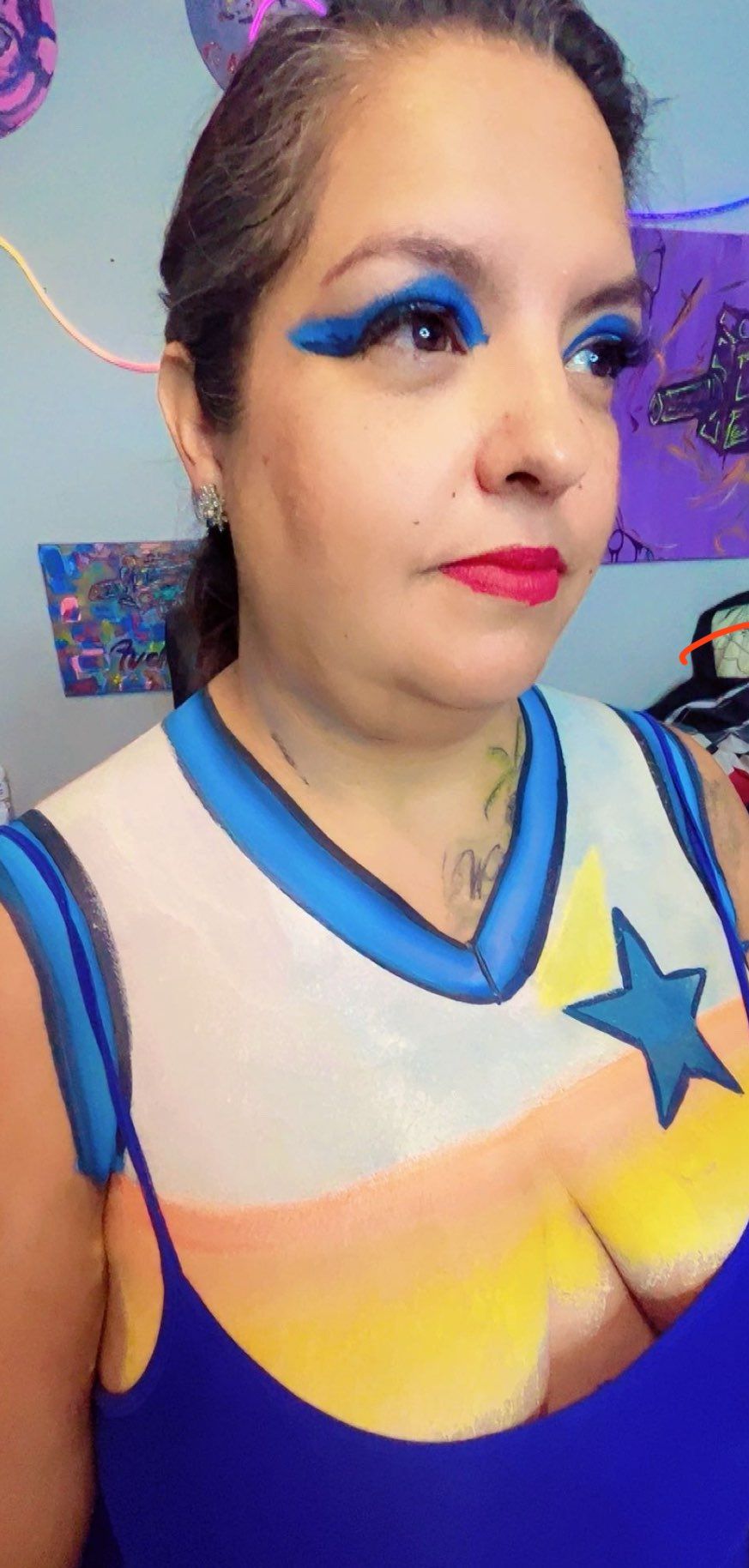 Astros Jersey Body Paint 