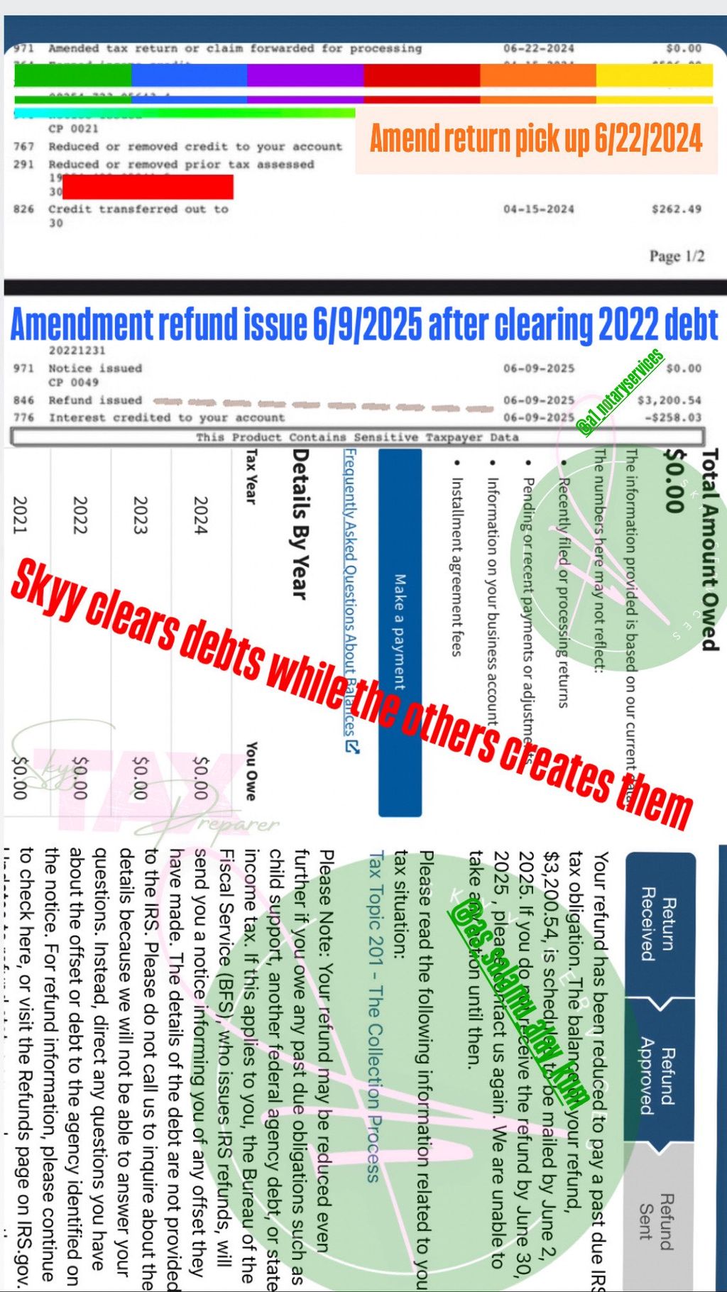 Another 2023 Amendment Return Approved With Refund