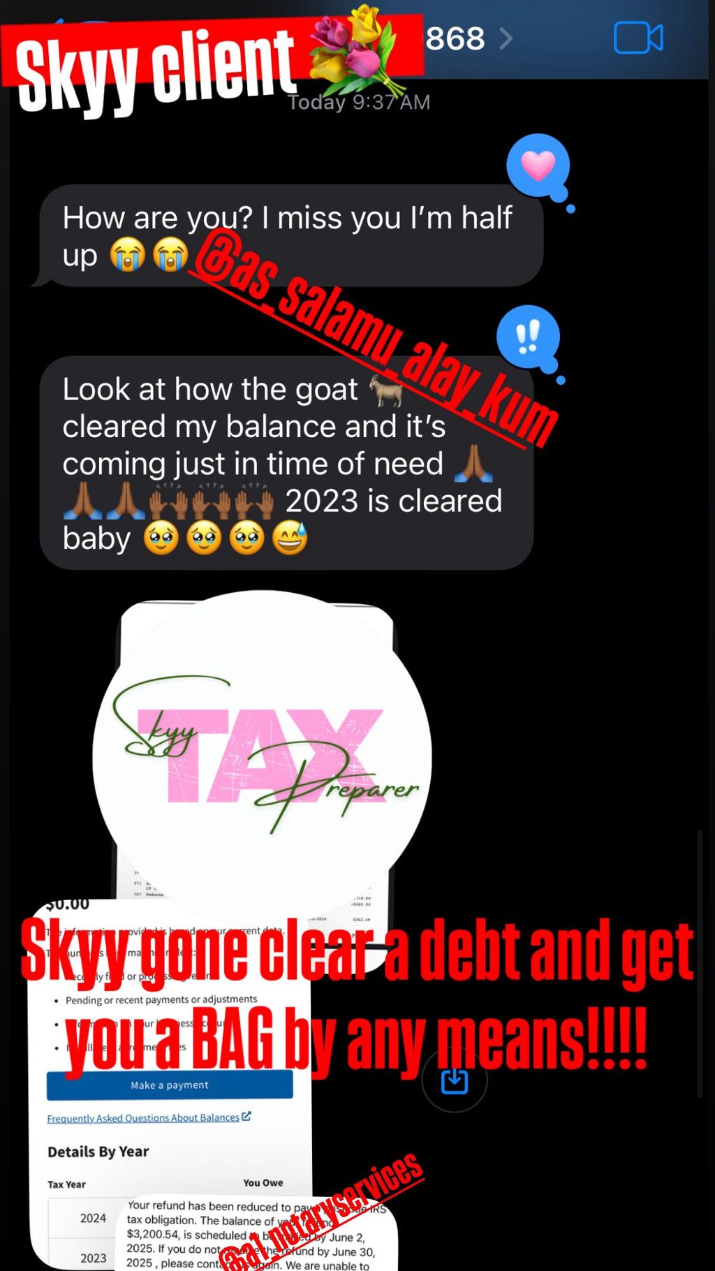 Skyy & Client reactions to 2023 amendment being ap