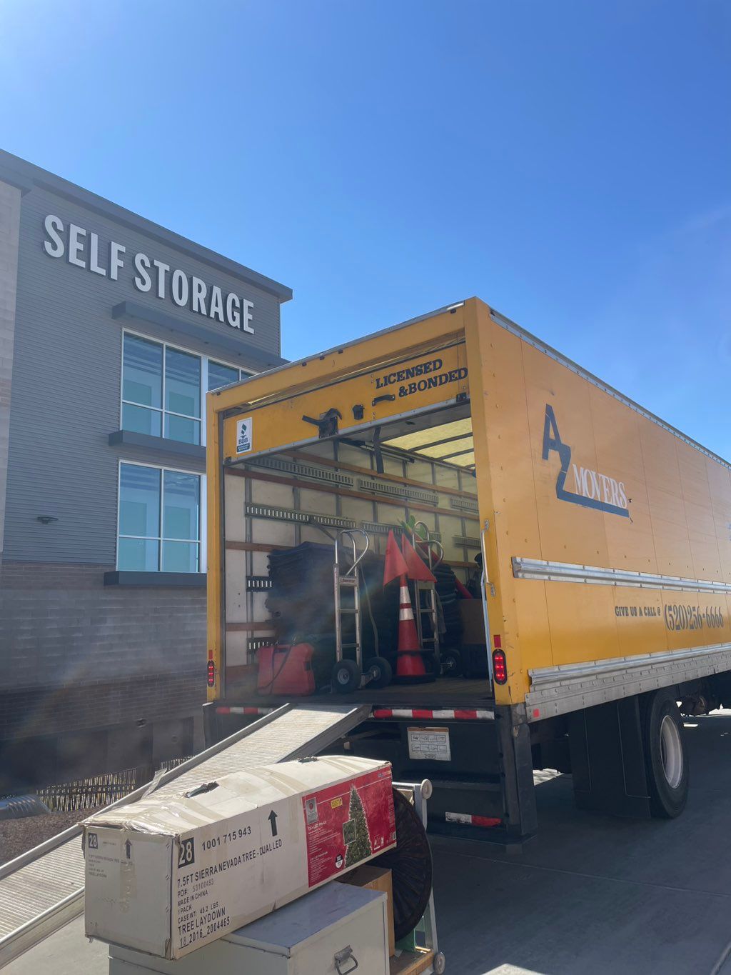 Loading from SELF STORAGE 