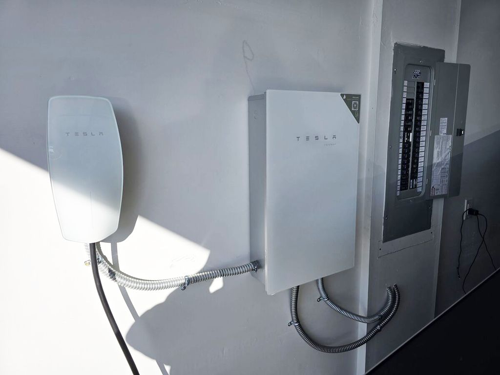 Tesla EV charger and Gateway