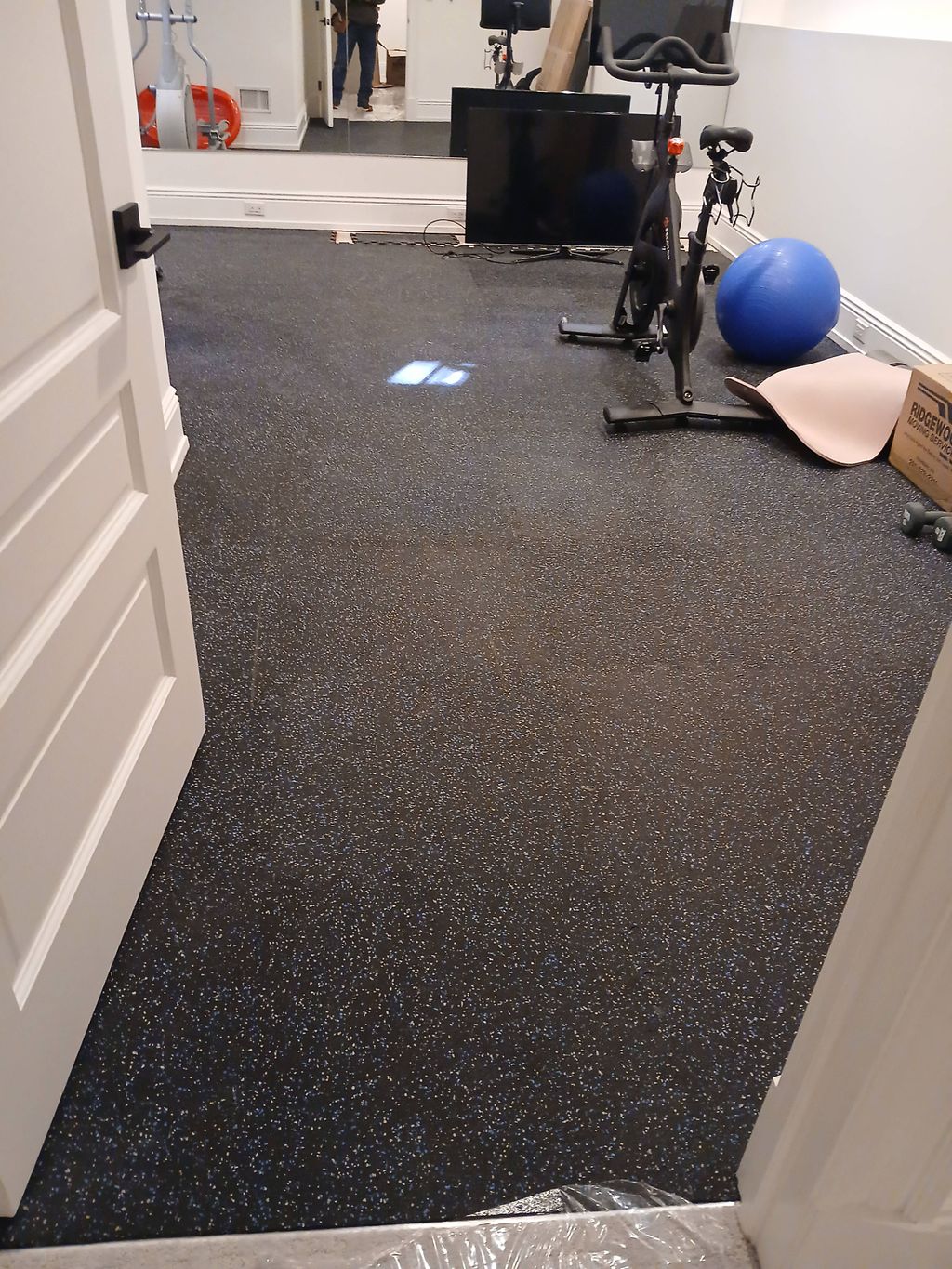 Gym interlocking rubber 