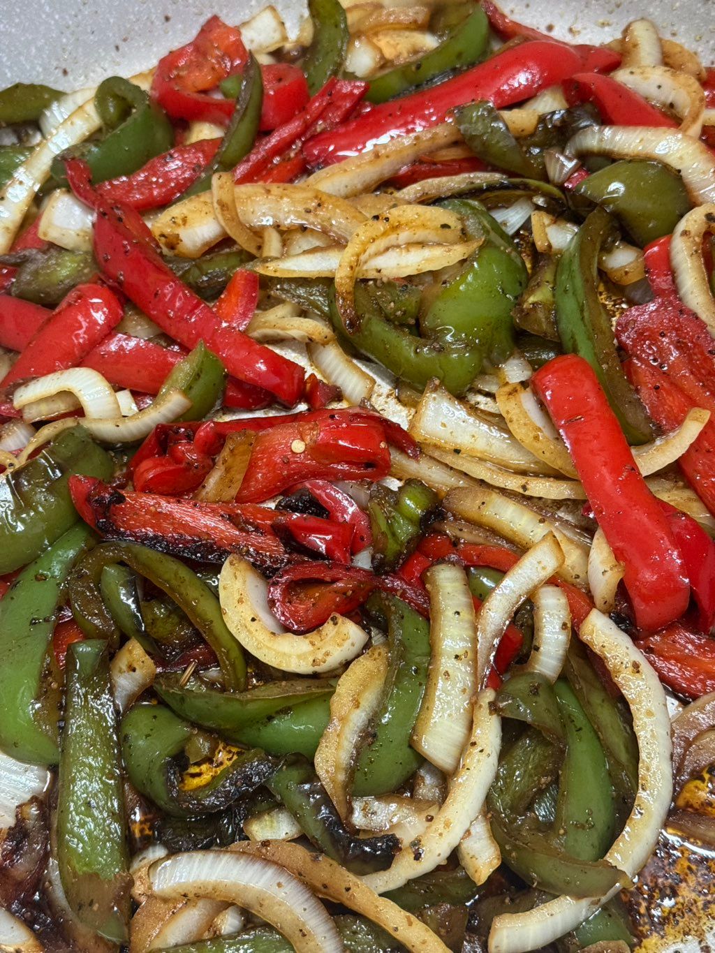 Fresh cut veggie fajitas 