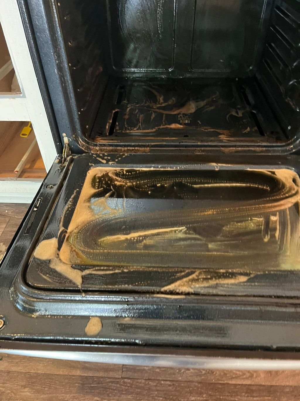 Oven deep clean 
