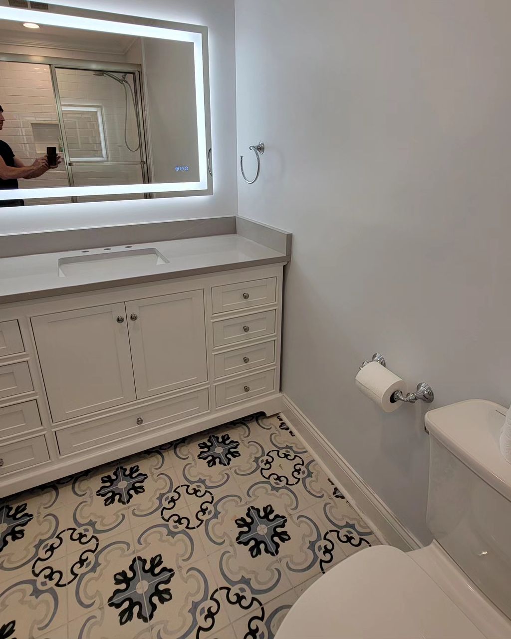 bathroom renovation.