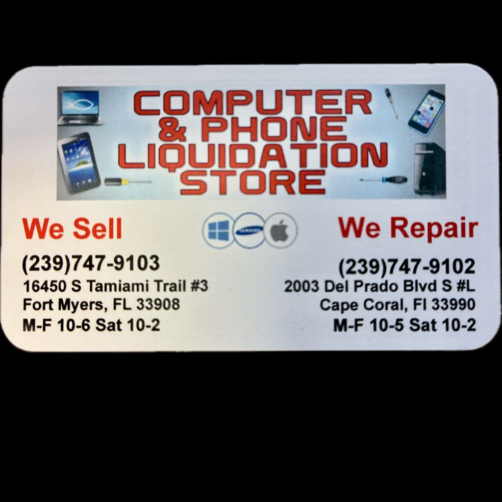 Computer and Phone Liquidation