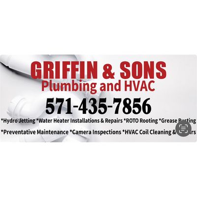 Avatar for Griffinandsonsplumbingand HVAC service