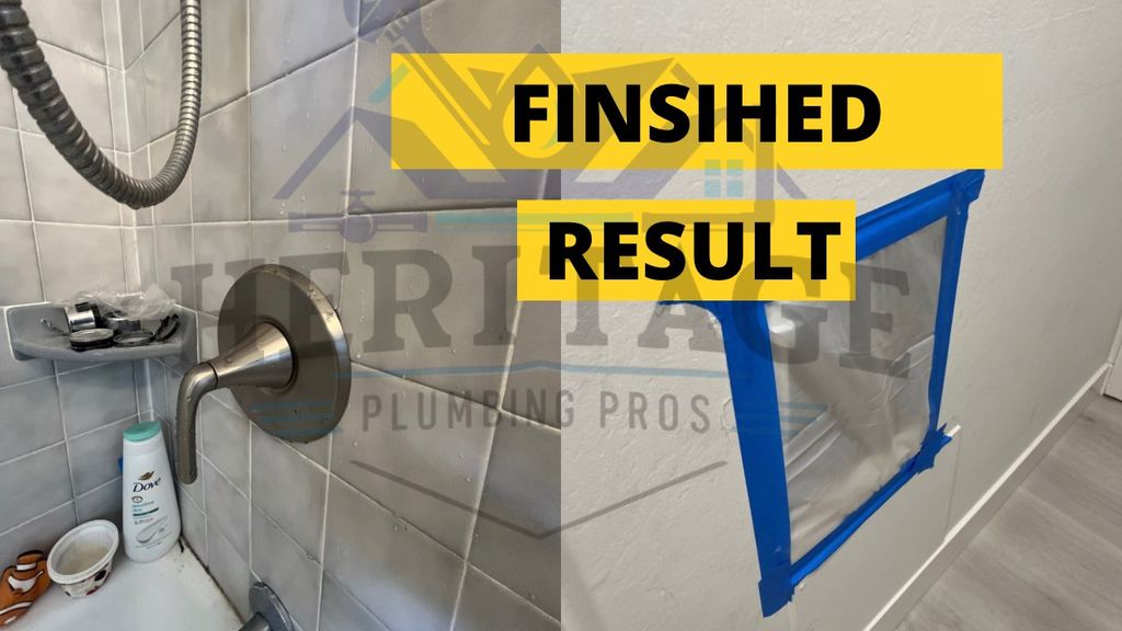 Beautiful finish on the shower valve replacement 