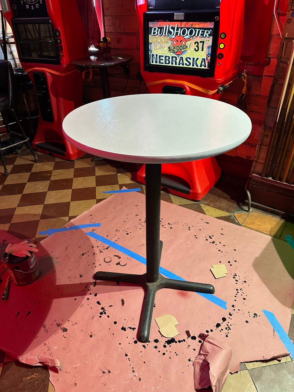 BAR TABLE BEFORE
