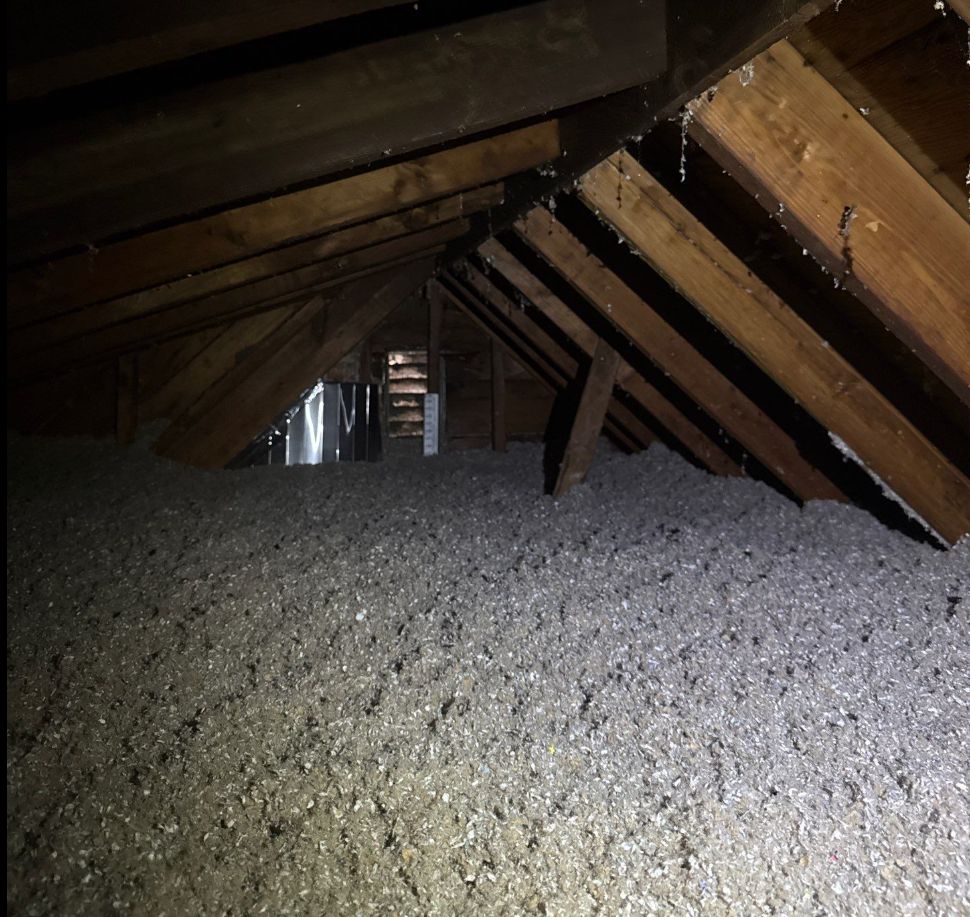 Post blown attic in Tinley Park