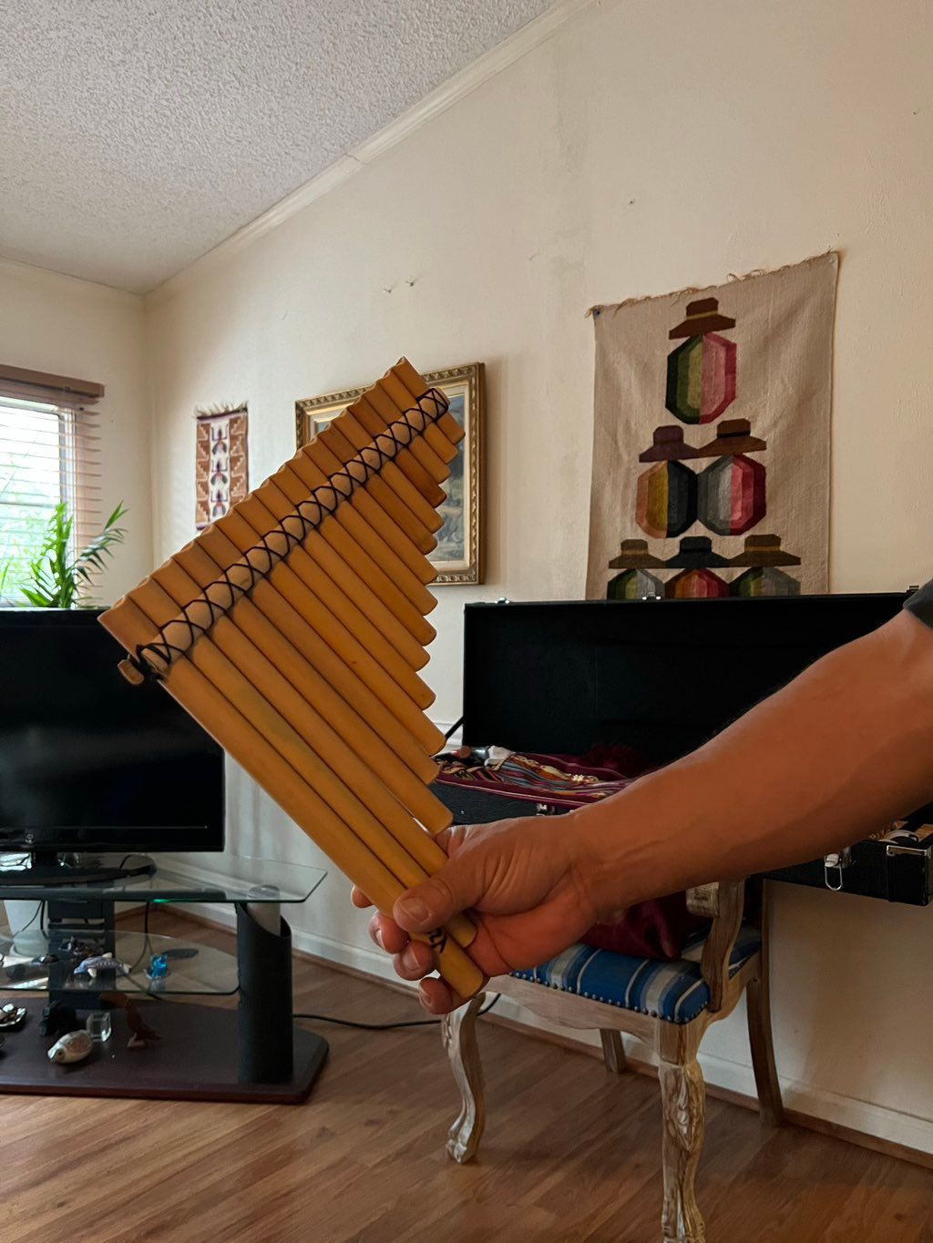 Handmade pan pipe