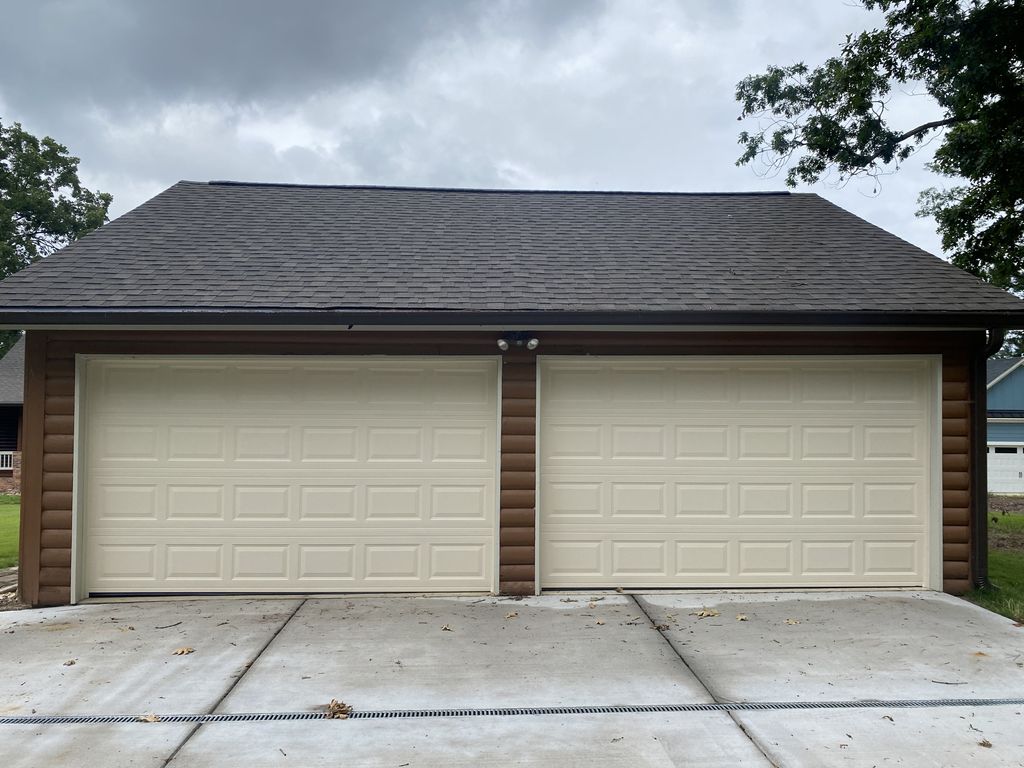 Brand New 12'x7' Single Car Doors In Almond
