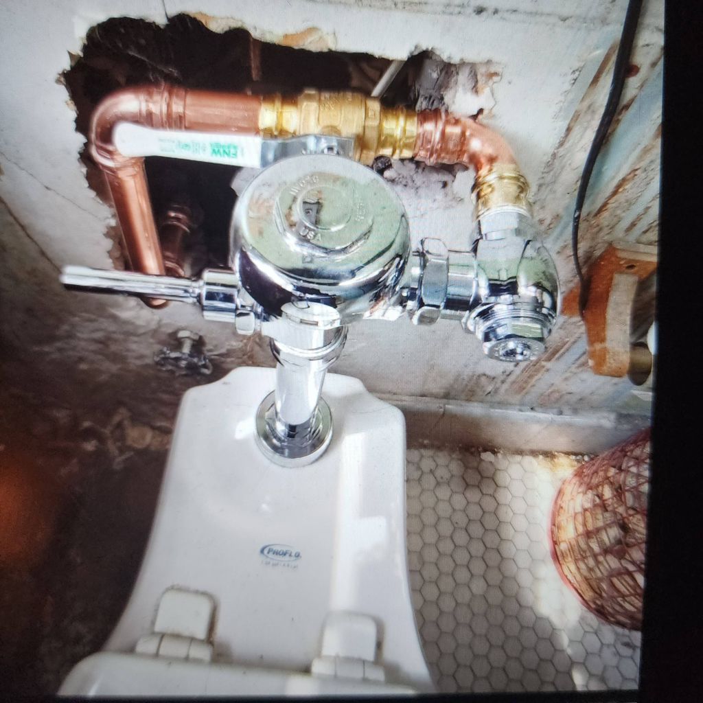 new water live replay and new Sloan valve