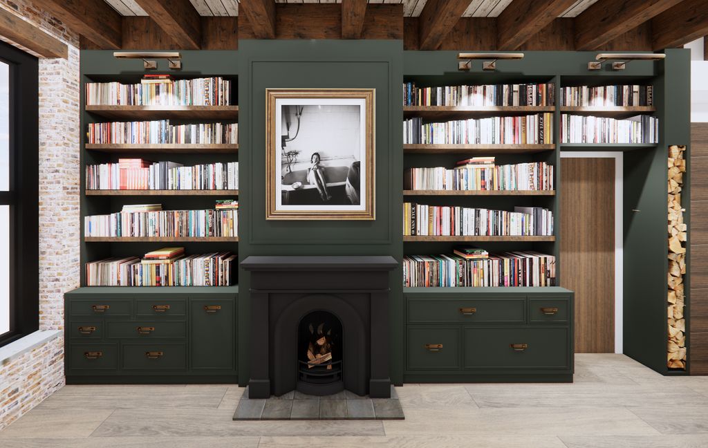 River North Modern Vintage Built-ins