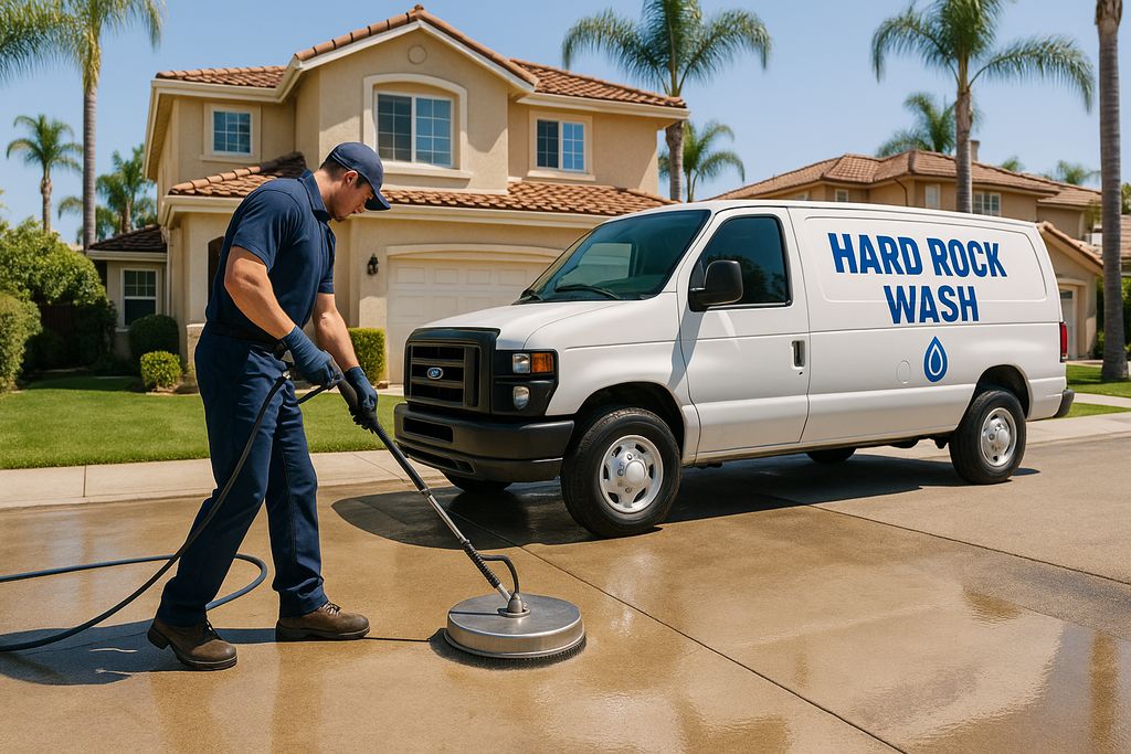 Hard Rock Wash at work
