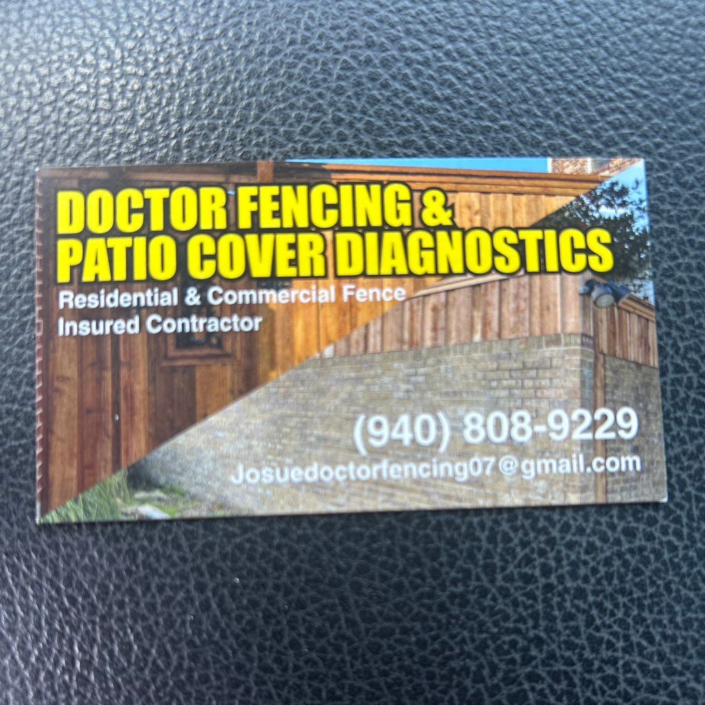 Doctor fencing and patio cover diagnostics