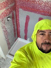 Me and almost ready for tile.