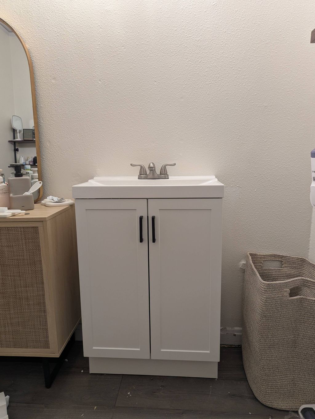new vanity/faucet install June 2025