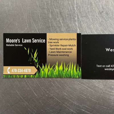 Avatar for Moore's lawn care