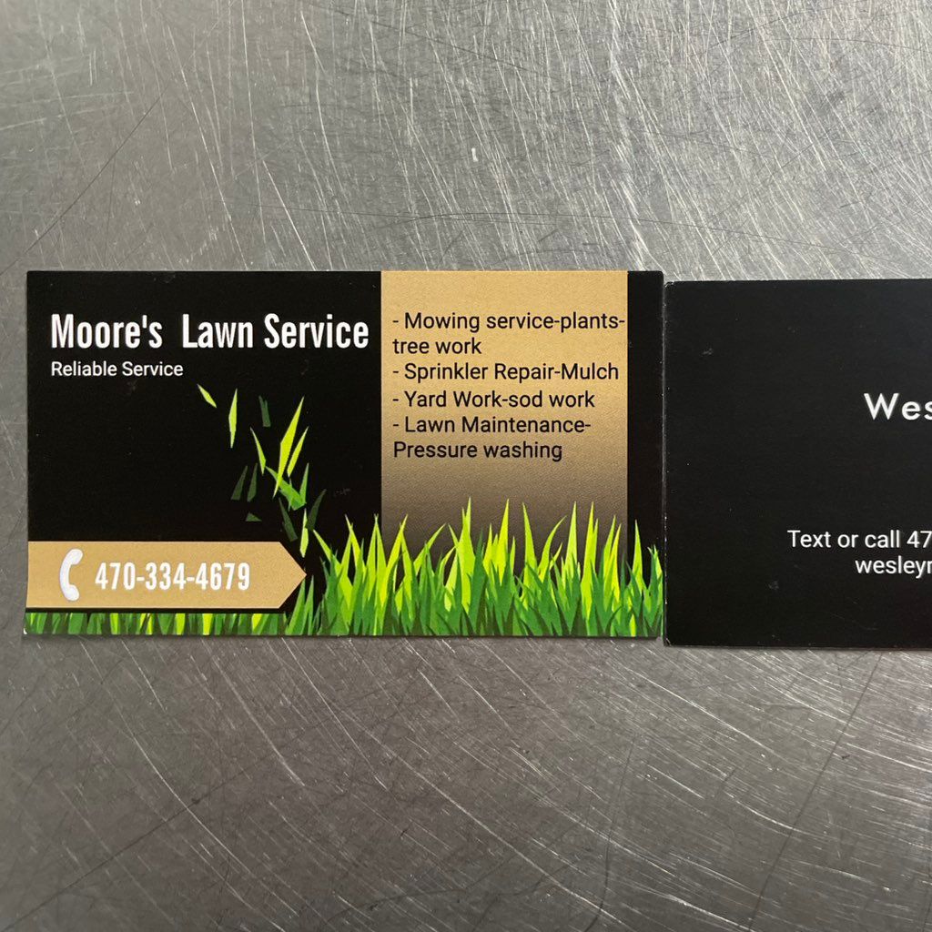 Moore's lawn care