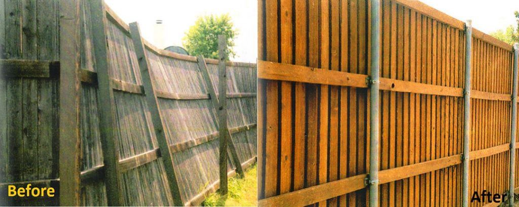 Sagging fence fence, post replacement and more 