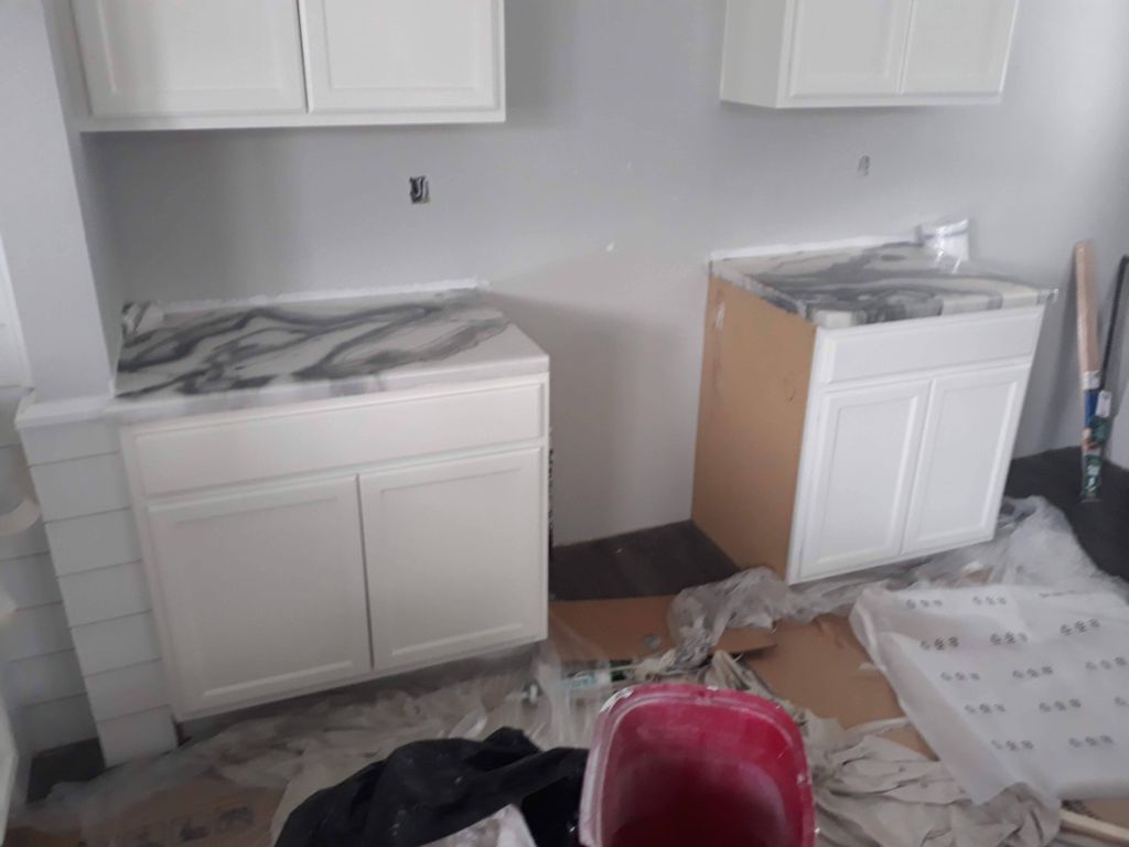 kitchen cabinet before 