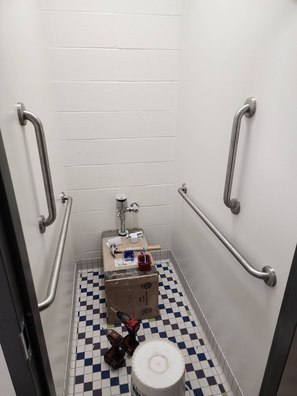 bathroom accessory install 