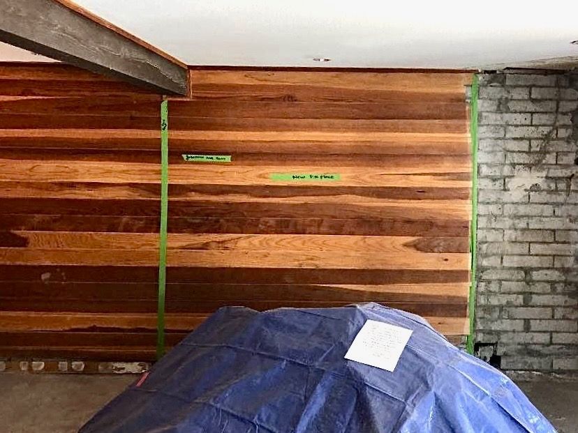 repurpose planks to right side to have an even ins