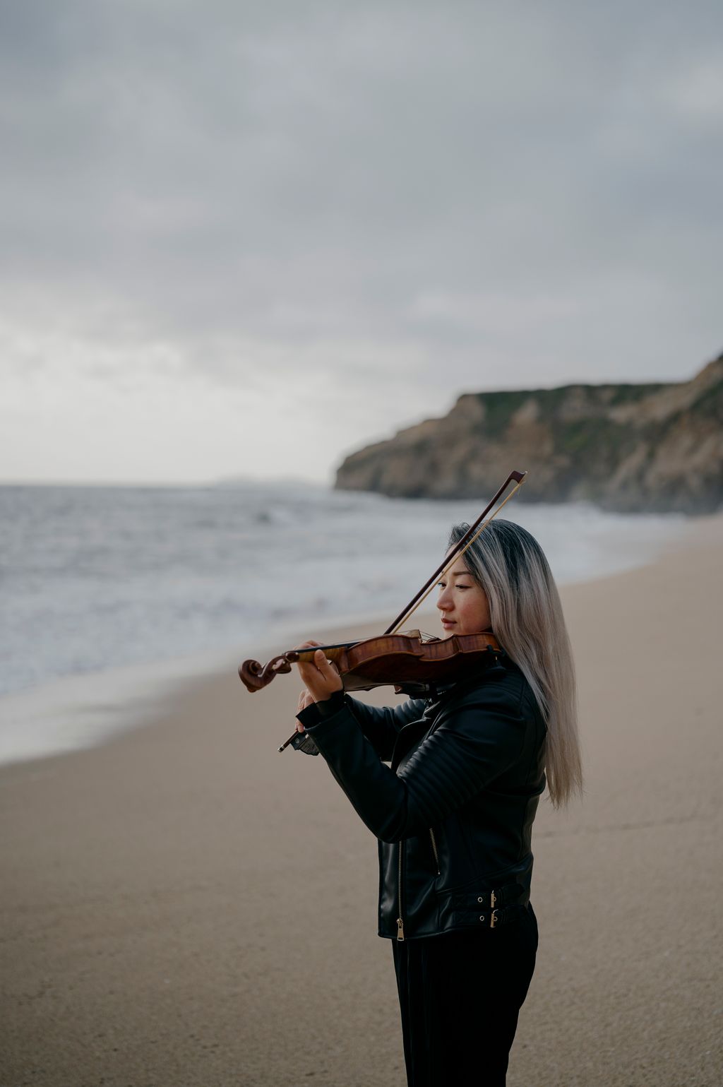 Violin for Proposal on the Beach