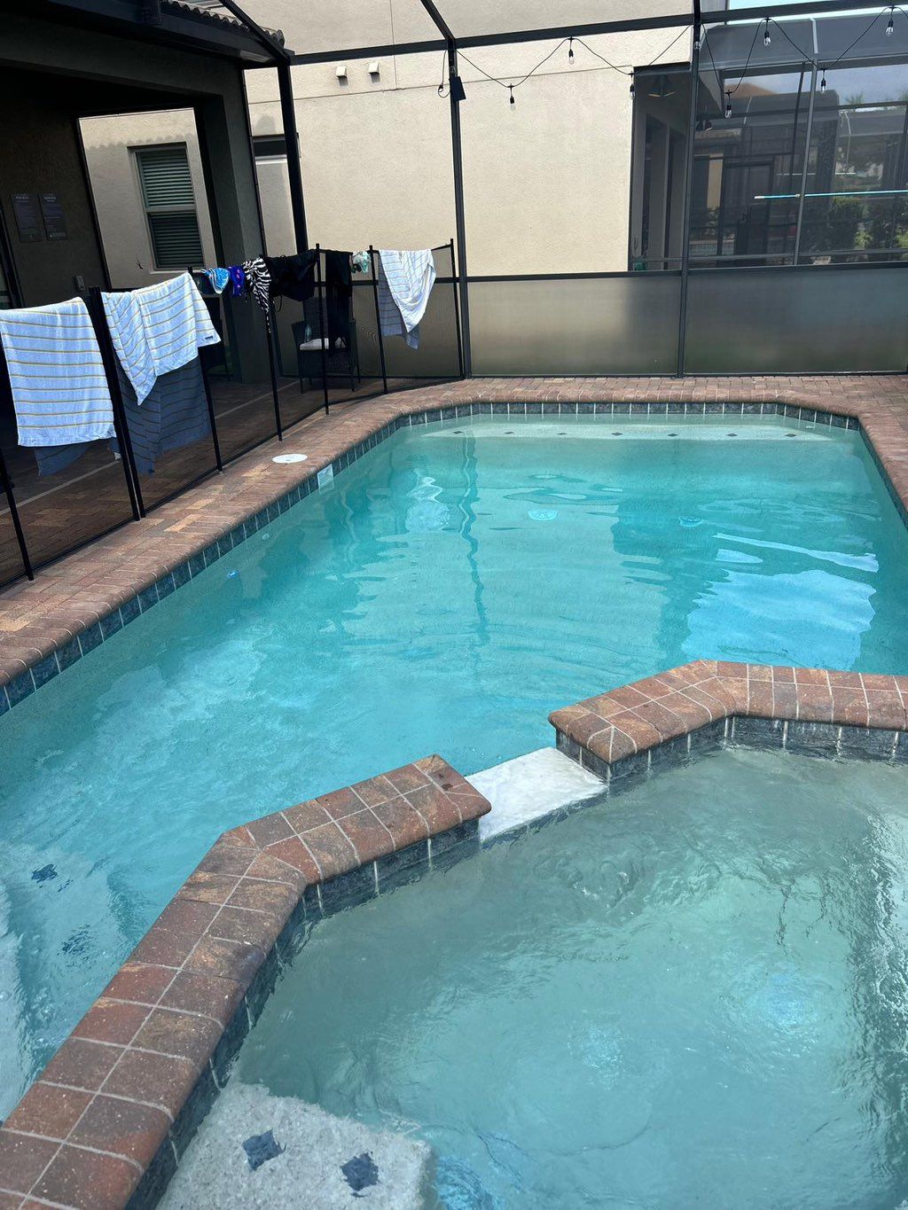 After green water treatment.