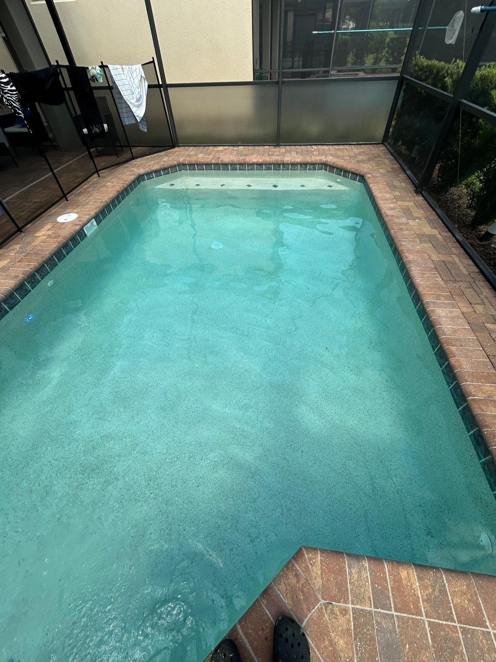 After green water treatment.