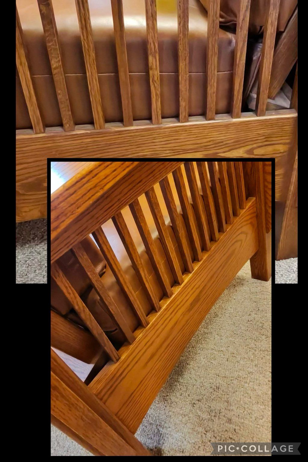 Cleaning and polishing furniture before & after