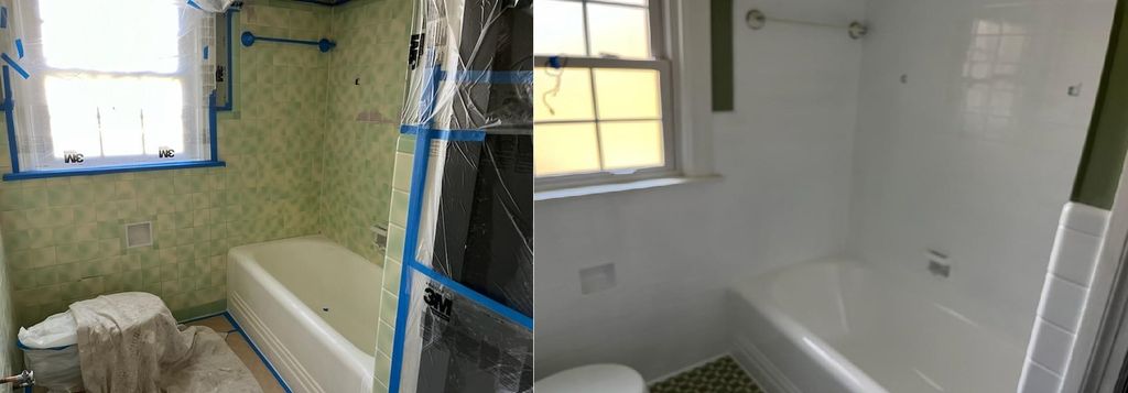 Tub/Tile Reglazing Before/After