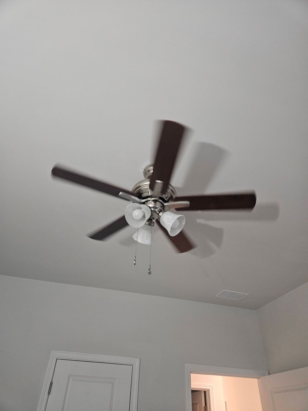 Installation of ceiling fan